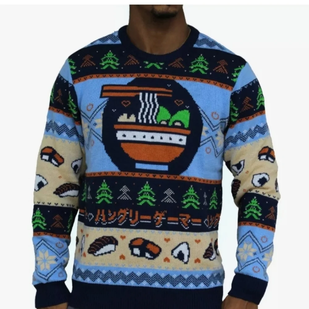Hungry Gamer Holiday Christmas Sweater Geeknet Size Small NWT - Picture 1 of 10